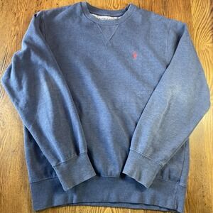 US Polo Association Luxury Feel Medium Heavy weight Navy Round Neck‎ Sweatshirt